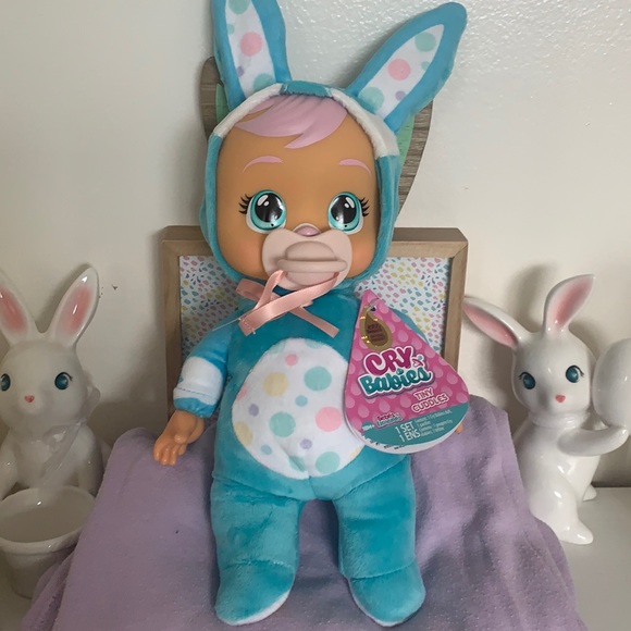 Cry Babies Magic Tears Tiny Cuddles Dressed in Bunny Easter 2023. - Picture 1 of 5